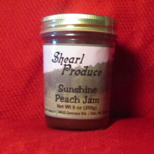 Sunshine Peach Jam 9oz