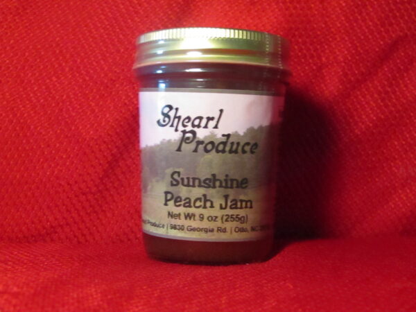 Sunshine Peach Jam 9oz